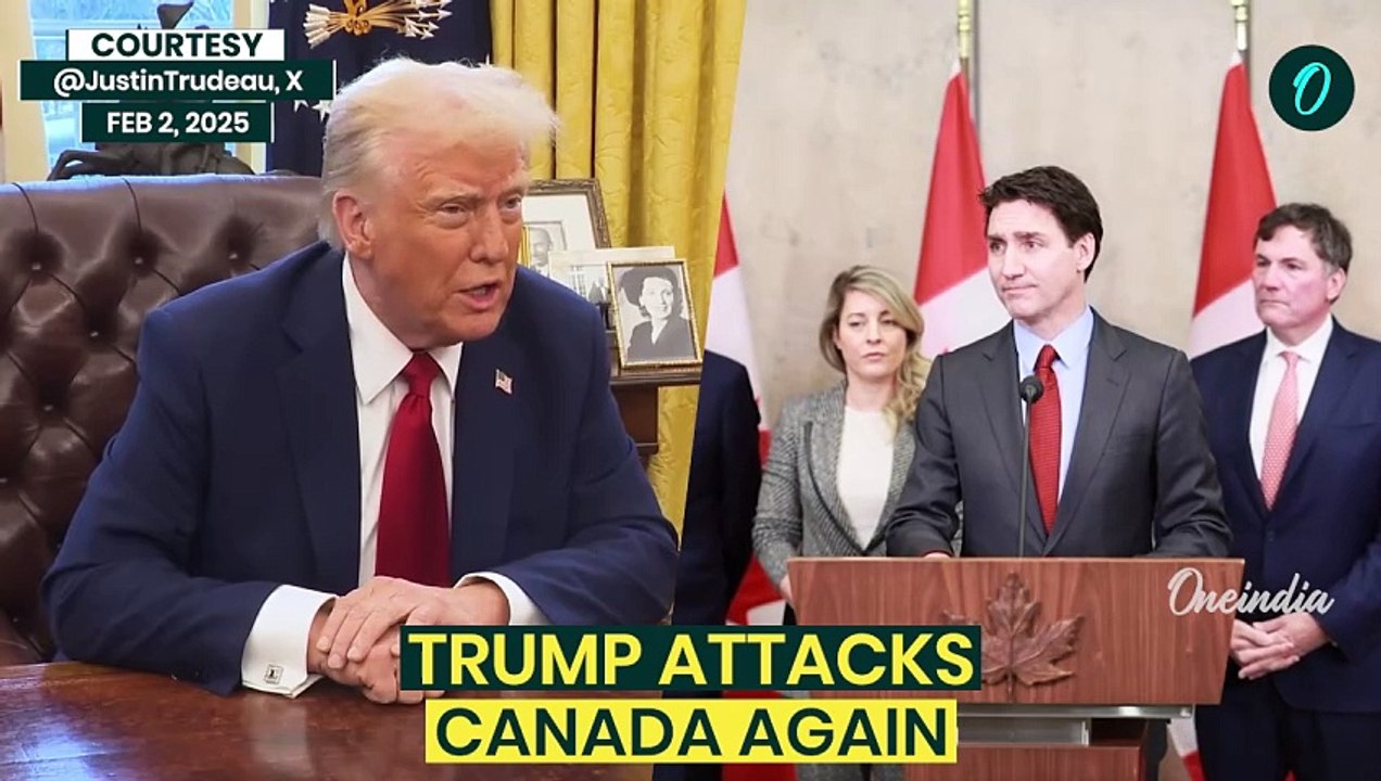 Trump Drops Bombshell, Attacks Trudeau Again | ‘Canada Would Collapse Without the U.S.!’