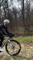Tadej Pogacar en repérage sur la mythique trouée d'Arenberg - Cyclisme - Paris-Roubaix