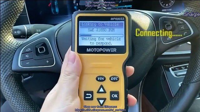 MOTOPOWER MP69033 OBD2 Scanner Universal Car Engine Fault Code Reader