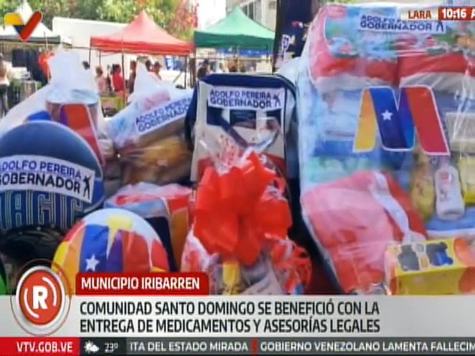 Larenses del mcpio. Iribarren beneficiados con jornada de atención integral y entrega de insumos