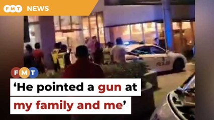 ‘He pointed gun at us’- Man recalls ordeal over shooting at Setia Alam mall