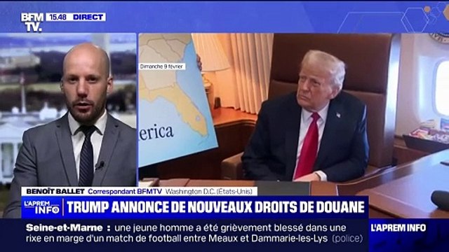 Donald Trump annonce des taxes douanières de 25% sur l'acier et l'aluminium, quel que soit le pays de provenance