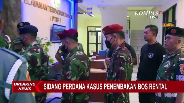 Tanya Hakim ke Tiga Terdakwa Penembakan Bos Rental Mobil saat Jalani Sidang Perdana