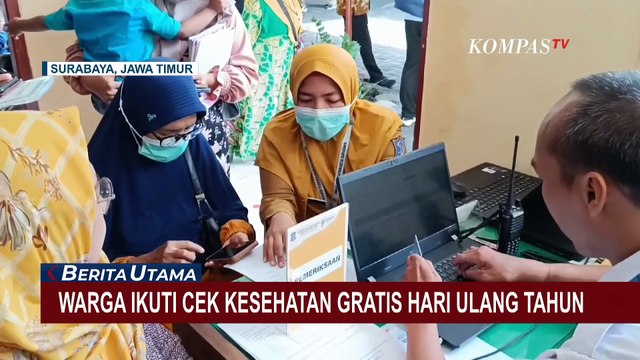 Warga Surabaya Antusias Ikuti Program Cek Kesehatan Gratis di Puskesmas