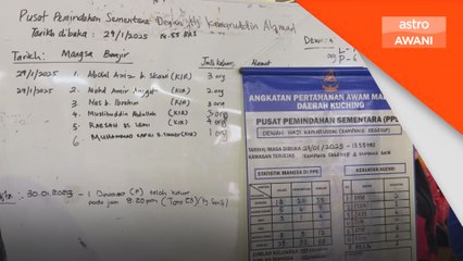 Jumlah mangsa banjir di Sabah, Sarawak terus catat trend penurunan