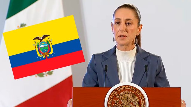 Claudia Sheinbaum respalda las elecciones de Ecuador: Griten presidenta con A