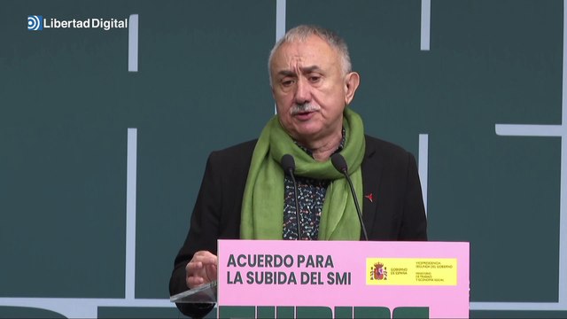 Pepe Álvarez: Soy radicalmente contrario a la bajada de impuestos. No queremos que se bajen los impuestos