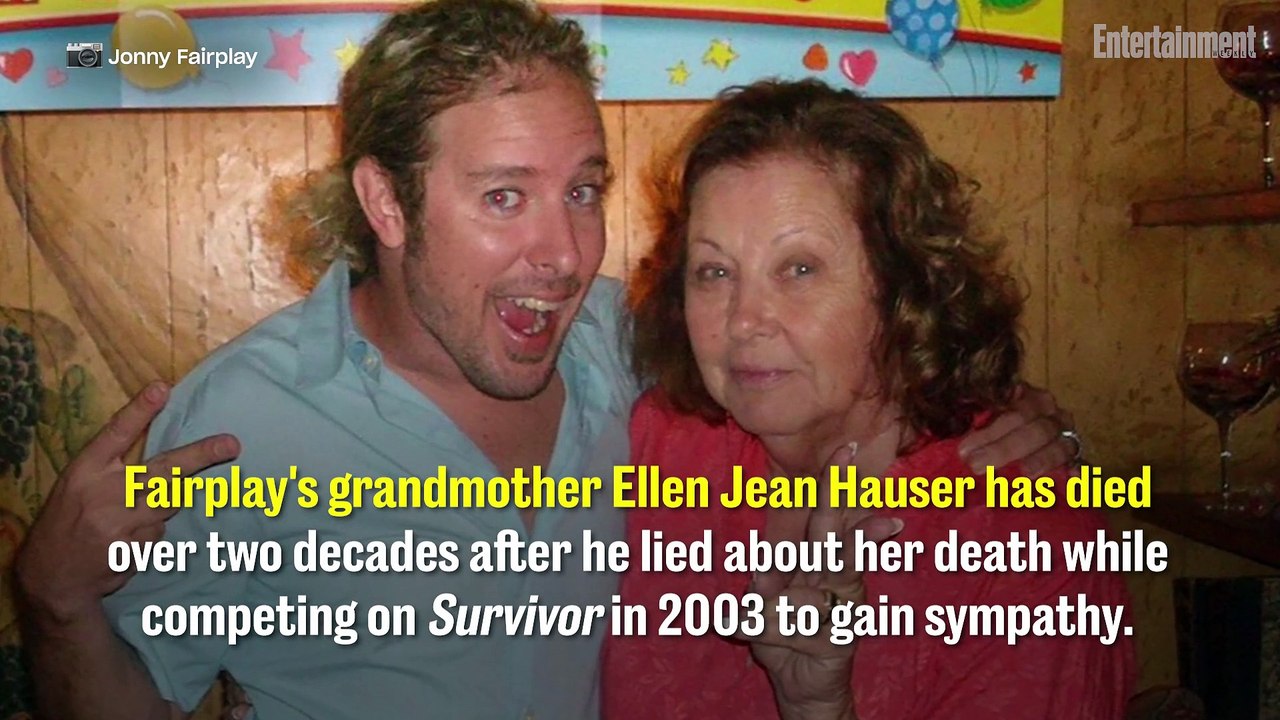 Survivor star Jonny Fairplay says his grandmother has actually died 22 years after he lied about it on show