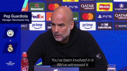 Real Madrid still the team to beat in Europe - Guardiola