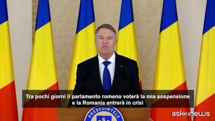 Il presidente della Romania si dimette: "Mai violata la Costituzione"