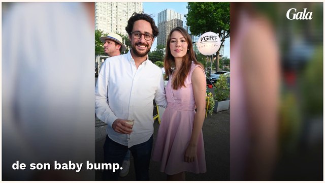 Émilie Broussouloux enceinte : la femme de Thomas Hollande montre son baby bump dans une sublime robe de soirée