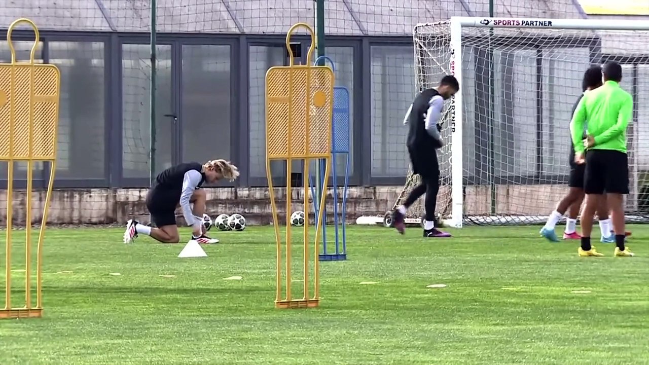Sporting Clube de Portugal prepare for UCL play...