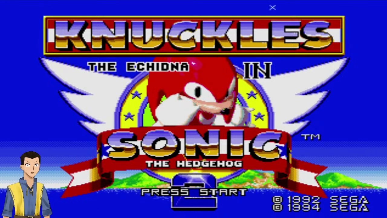 Knuckles in Sonic 2 (Sega Ages)