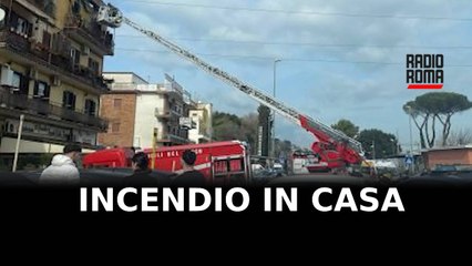 Incendio in casa a Roma, muore donna di 94 anni
