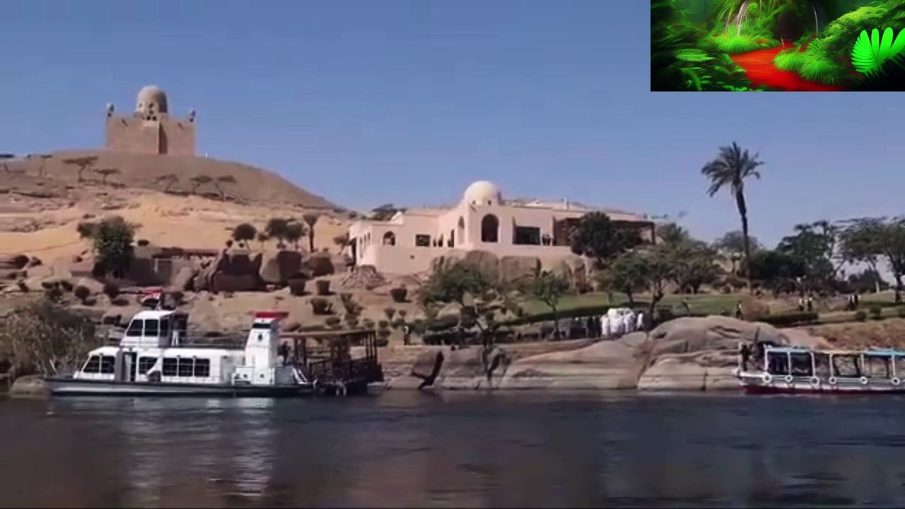 Prince Karim Aga Khan in Aswanنیل کے ایک شاندار سمندری سفر پر... اسوان میں پرنس کریم آغا خان کا جنازہ Funeral service for Prince Karim Aga Khan