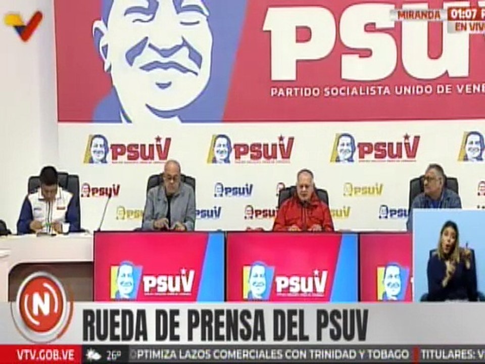 Sec. Gral. del PSUV Cabello: El PSUV se ha fortalecido más que nunca con este V Congreso