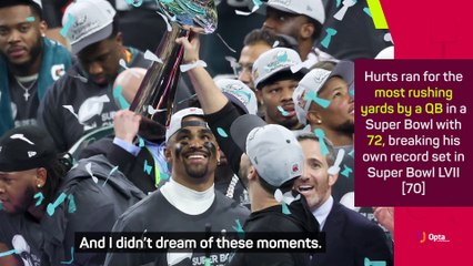 Hurts 'didn't dream' of winning the Super Bowl