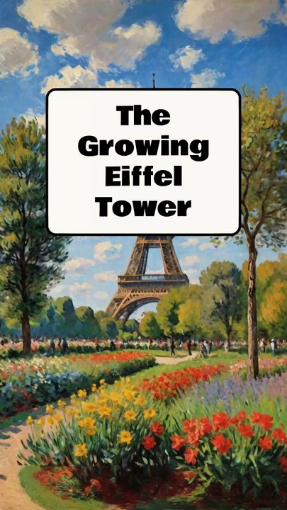 The Eiffel Tower Can Grow?! I The Eiffel Tower is ALIVE?! 😱#EiffelTower #CrazyFacts #Science #WeirdButTrue #DidYouKnow #Paris #MindBlown #ScienceFacts #Summer #Winter