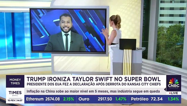 Donald Trump ironiza Taylor Swift no Super Bowl e postagem repercute; Renan de Souza detalha