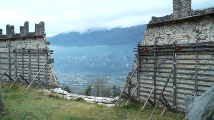 Castello di Drena, via alla ricostruzione della cinta esterna