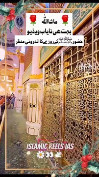 بہت ھی نایاب ویڈیو حضور ﷺ کے روزے کا اندرونی منظر #islam #islamicreels_ias #madina #makkah #viral #virareels #trendingreels #trendingvideos #instgaram #instagramreels #facebook #facebookreels #fypシ #fyp #instalike #like #share #follow #monday #10feb20
