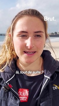 Vendée Globe : Violette Dorange confie à Brut ses premières impressions après l'arrivée