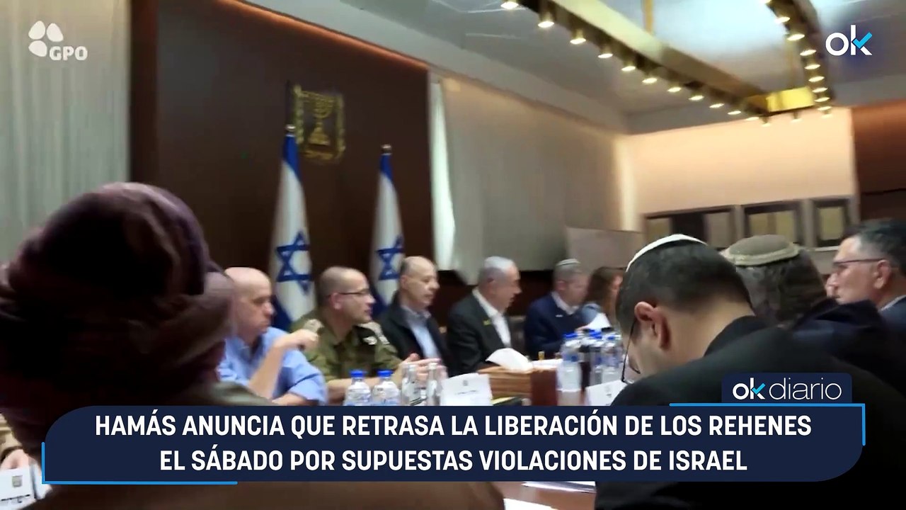 Hamás anuncia que retrasa la liberación de los rehenes el sábado por supuestas violaciones de Israel