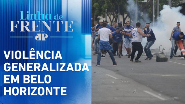 Homem sofre lesão no crânio em briga de torcidas | LINHA DE FRENTE