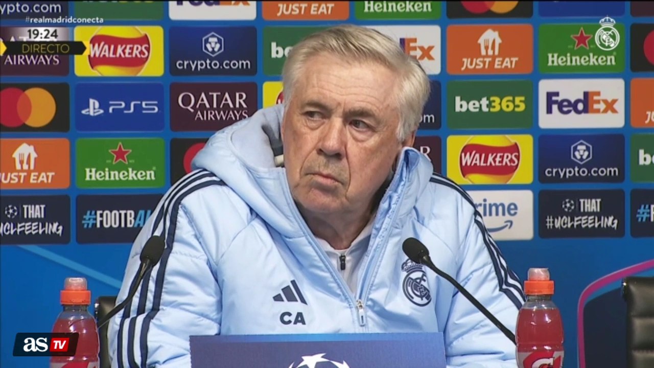 Rueda de prensa de Ancelotti completa, previa Manchester City vs. Real Madrid