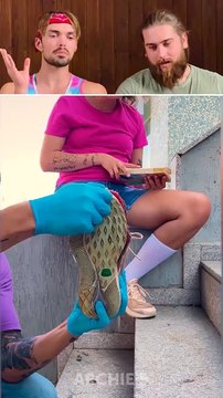 Recycling Has Never Been This FUN! ♻️ The Dudes REACT to Creative Crafts!