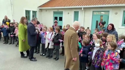 King Charles III, the Prime Minister and Deputy Prime Minister visit Nansledan