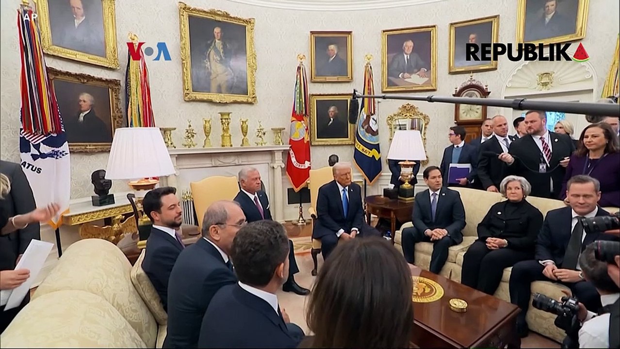 Donald Trump Temui Raja Yordania, Bahas Gaza?