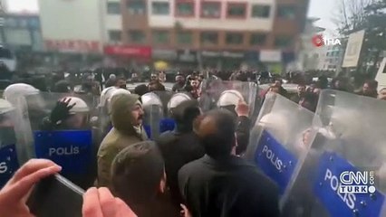 DEM Partili vekil polis kalkanını kırdı, tehdit etti! | Video Haber