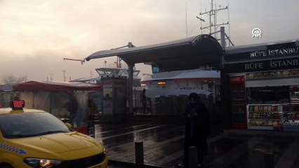 İstanbul'da bazı bölgelerde sis etkili oluyor