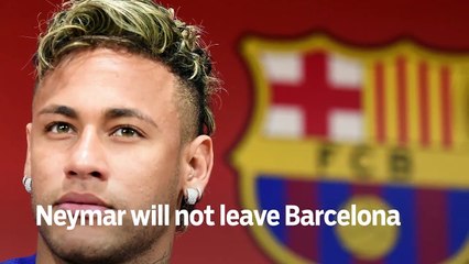 Neymar will not leave Barcelona - GN Headlines