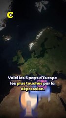 Les 5 Top 5 des pays avec le taux de dépression le plus élevé 🌍