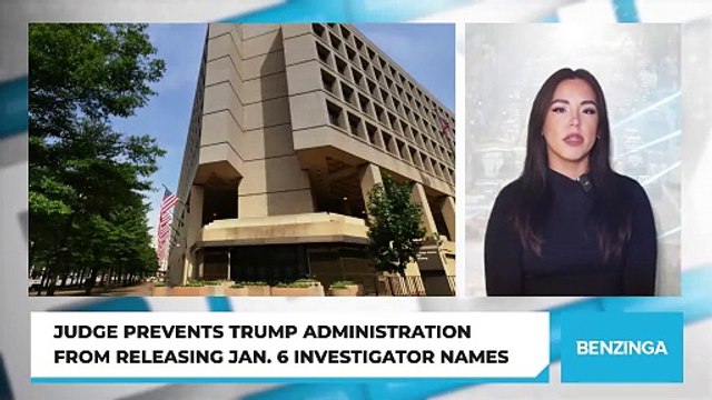 Judge Prevents Trump Administration From Releasing Jan. 6 Investigator Names