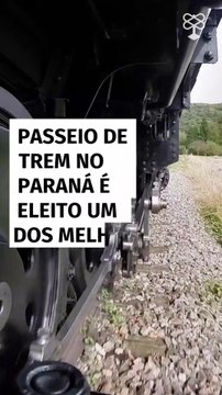 Passeio de trem no Paraná é eleito um dos melhores do mundo