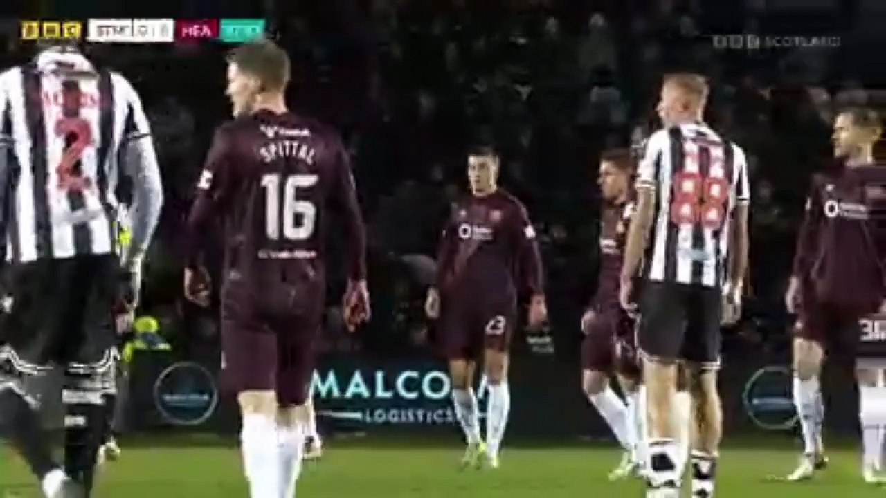 St Mirren Vs Hearts Scottish Cup Last 16 1 Half