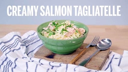 Creamy Salmon Tagliatelle | Recipe