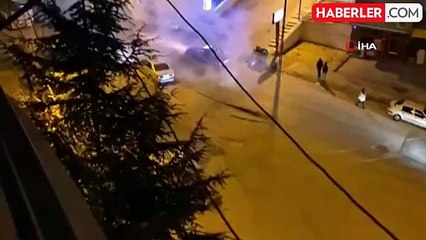 Drift Atan Sürücü, Uyaran Vatandaşları Tehdit Etti