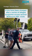 Trio charged after a series of alleged RSL burglaries