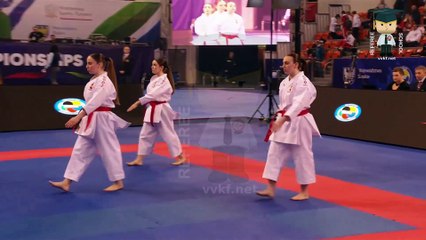 2025 kata junior equipo femenino ESP-FRA logo