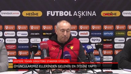 Stanimir Stoilov: Oyuncularımız ellerinden gelenin en iyisini yapt