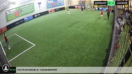 Faute de Miguel B - Les Barbarins