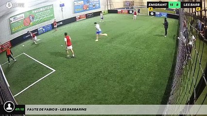 Faute de Fabio B - Les Barbarins