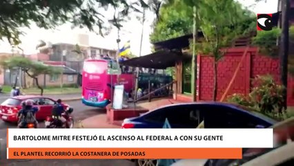 Bartolome Mitre festejó el ascenso al Federal A con su gente