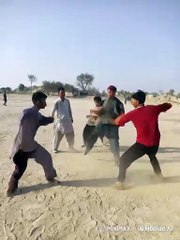 Funny fight for getting bating