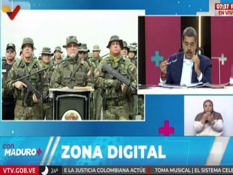 Presidente Maduro felicita al personal involucrado en la operación Relámpago del Catatumbo