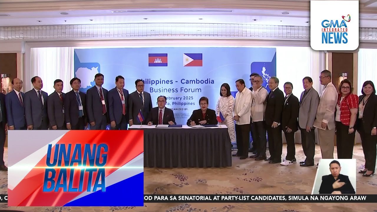 Pagpapalakas ng trade and investment sa pagitan ng Pilipinas at Cambodia, napagkasunduan sa business forum  | Unang Balita